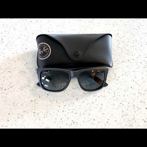 Ray-Ban polarized RB4323. Lenses are slightly worn.